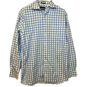 NAPOLI Button Down Mens Dress Shirt 15 1/2